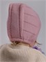 Шапочка детская вязаная Amarobaby Tiny, демисезонная, пудровый AB-OD26-TIN16/27-38