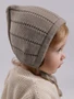 Шапочка детская вязаная Amarobaby Tiny, демисезонная, коричневый AB-OD26-TIN16/12-38