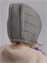 Шапочка детская вязаная Amarobaby Tiny, демисезонная, серый AB-OD26-TIN16/11-38