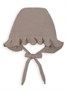 Шапочка детская вязаная Amarobaby Cloud, демисезонная, коричневый AB-OD26-CLO16/12-38