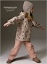 Ветровка детская Amarobaby Easy Fit, бежевый, цветы AB-OD26-EASY36/03-92