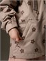 Ветровка детская Amarobaby Easy Fit, бежевый, цветы AB-OD26-EASY36/03-92