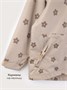 Ветровка детская Amarobaby Easy Fit, бежевый, цветы AB-OD26-EASY36/03-92