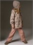 Ветровка детская Amarobaby Easy Fit, бежевый, цветы AB-OD26-EASY36/03-92