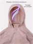 Ветровка детская Amarobaby Easy Fit, пудровый, цветы AB-OD26-EASY36/27-92