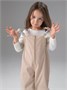 Комплект непромокаемый (куртка и полукомбинезон) Amarobaby Rainwear, бежевый AB-OD26-RAIN35/03-92