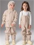 Комплект непромокаемый (куртка и полукомбинезон) Amarobaby Rainwear, бежевый AB-OD26-RAIN35/03-92