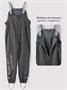 Комплект непромокаемый (куртка и полукомбинезон) Amarobaby Rainwear, графит AB-OD26-RAIN35/10-92