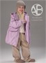 Куртка для девочки Amarobaby Flora, сиреневый AB-OD26-FLORA37/17-86