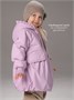 Куртка для девочки Amarobaby Flora, сиреневый AB-OD26-FLORA37/17-86