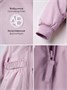 Куртка для девочки Amarobaby Flora, сиреневый AB-OD26-FLORA37/17-86