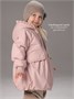 Куртка для девочки Amarobaby Flora, розовый AB-OD26-FLORA37/06-86