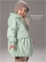 Куртка для девочки Amarobaby Flora, мятный AB-OD26-FLORA37/32-86