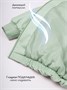 Куртка для девочки Amarobaby Flora, мятный AB-OD26-FLORA37/32-86