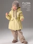 Куртка для девочки Amarobaby Flora, желтый AB-OD26-FLORA37/04-86
