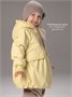 Куртка для девочки Amarobaby Flora, желтый AB-OD26-FLORA37/04-86