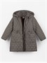 Пальто стёганое демисезонное Amarobaby PEARL, капучино AB-OD26-PEARL29/58-122