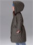 Пальто стёганое демисезонное Amarobaby PEARL, капучино AB-OD26-PEARL29/58-122