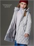 Пальто стёганое демисезонное Amarobaby PEARL, светло-серый AB-OD26-PEARL29/56-122
