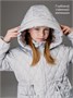 Пальто стёганое демисезонное Amarobaby PEARL, светло-серый AB-OD26-PEARL29/56-122