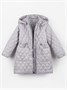 Пальто стёганое демисезонное Amarobaby PEARL, светло-серый AB-OD26-PEARL29/56-122