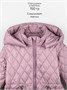 Пальто стёганое демисезонное Amarobaby PEARL, пудровый AB-OD26-PEARL29/27-122