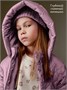 Пальто стёганое демисезонное Amarobaby PEARL, пудровый AB-OD26-PEARL29/27-122
