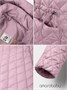 Пальто стёганое демисезонное Amarobaby PEARL, пудровый AB-OD26-PEARL29/27-122