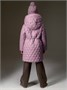 Пальто стёганое демисезонное Amarobaby PEARL, пудровый AB-OD26-PEARL29/27-122