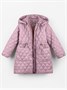 Пальто стёганое демисезонное Amarobaby PEARL, пудровый AB-OD26-PEARL29/27-122