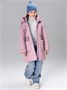 Пальто стёганое демисезонное Amarobaby PEARL, пудровый AB-OD26-PEARL29/27-122