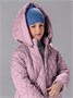 Пальто стёганое демисезонное Amarobaby PEARL, пудровый AB-OD26-PEARL29/27-122