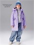 Пальто стёганое демисезонное Amarobaby PEARL, лавандовый AB-OD26-PEARL29/16-122