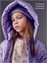 Пальто стёганое демисезонное Amarobaby PEARL, лавандовый AB-OD26-PEARL29/16-122