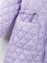 Пальто стёганое демисезонное Amarobaby PEARL, лавандовый AB-OD26-PEARL29/16-122