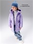 Пальто стёганое демисезонное Amarobaby PEARL, лавандовый AB-OD26-PEARL29/16-122