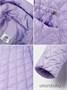 Пальто стёганое демисезонное Amarobaby PEARL, лавандовый AB-OD26-PEARL29/16-122