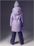 Пальто стёганое демисезонное Amarobaby PEARL, лавандовый AB-OD26-PEARL29/16-122