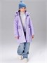 Пальто стёганое демисезонное Amarobaby PEARL, лавандовый AB-OD26-PEARL29/16-122