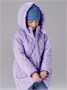 Пальто стёганое демисезонное Amarobaby PEARL, лавандовый AB-OD26-PEARL29/16-122
