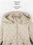 Пальто стёганое демисезонное Amarobaby PEARL, бежевый AB-OD26-PEARL29/03-122