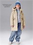 Пальто стёганое демисезонное Amarobaby PEARL, бежевый AB-OD26-PEARL29/03-122