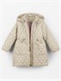 Пальто стёганое демисезонное Amarobaby PEARL, бежевый AB-OD26-PEARL29/03-122