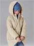 Пальто стёганое демисезонное Amarobaby PEARL, бежевый AB-OD26-PEARL29/03-122