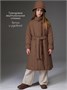 Пальто стёганое демисезонное Amarobaby RUNWAY, шоколадный AB-OD26-RUNWAY29/59-122