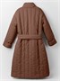 Пальто стёганое демисезонное Amarobaby RUNWAY, шоколадный AB-OD26-RUNWAY29/59-122