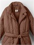 Пальто стёганое демисезонное Amarobaby RUNWAY, шоколадный AB-OD26-RUNWAY29/59-122