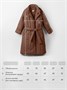 Пальто стёганое демисезонное Amarobaby RUNWAY, шоколадный AB-OD26-RUNWAY29/59-122