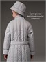 Пальто стёганое демисезонное Amarobaby RUNWAY, светло-серый AB-OD26-RUNWAY29/56-122
