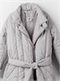 Пальто стёганое демисезонное Amarobaby RUNWAY, светло-серый AB-OD26-RUNWAY29/56-122